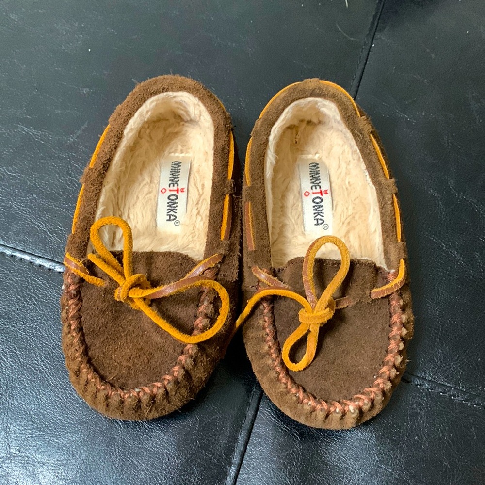 Toddler Minnetonka Moccasin Slippers